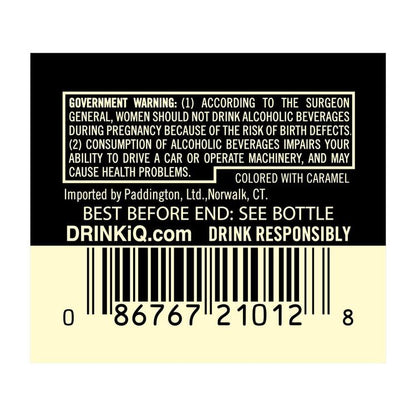Baileys Irish Cream Liqueur The Original 34 - 50ML - Back Label