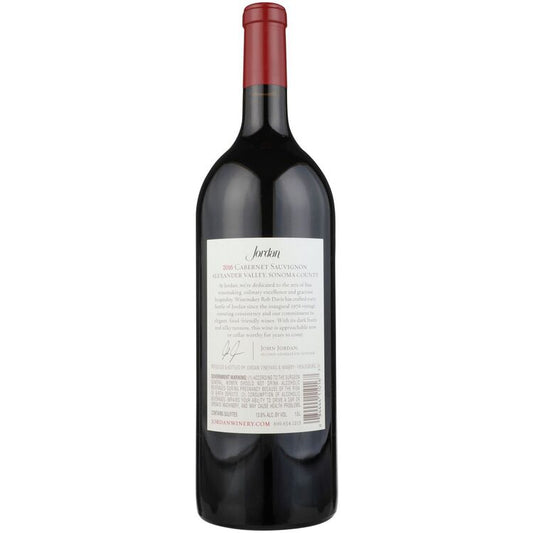 Jordan Cabernet Sauvignon Library Release Alexander Valley 2016 - 1.5L - Back