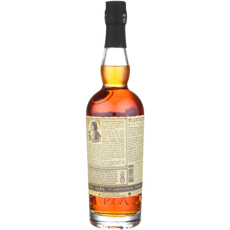 Planteray Pineapple Flavored Rum Stiggins Fancy Pineapple 80 - 750ML - Back