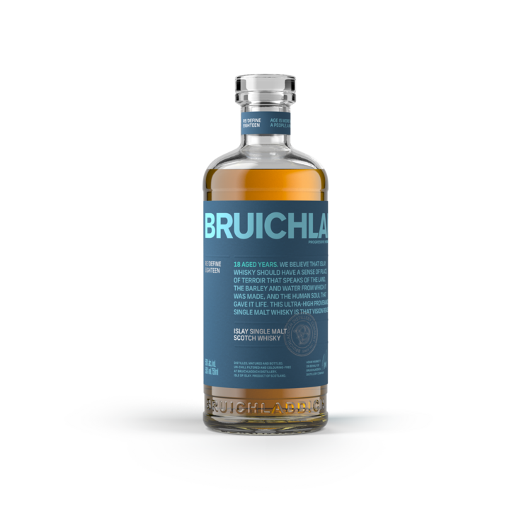 Bruichladdich Single Malt Scotch Re/Define Eighteen 18 Yr 100 - 750ML - Back