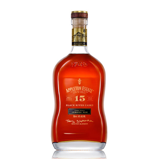 Appleton Estate Aged Rum Black River Casks 15 Yr 86 - 750ML - Front