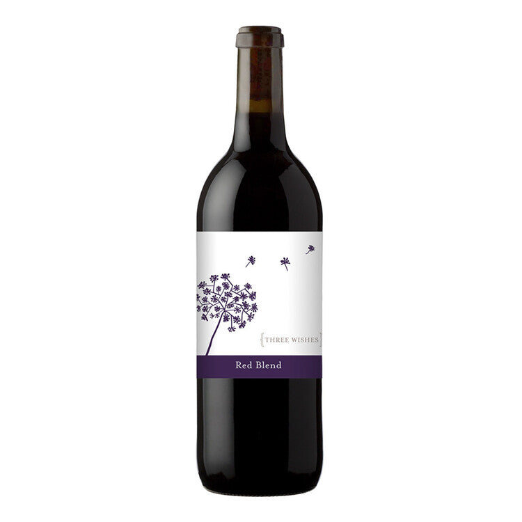 Three Wishes Red Blend American - 750ML - Front