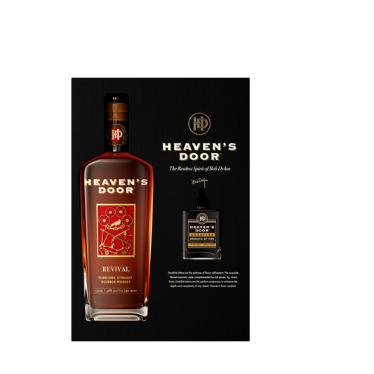 Heaven's Door Straight Bourbon Revival 92 W/ Dashfire Bitters - 750ML - Front