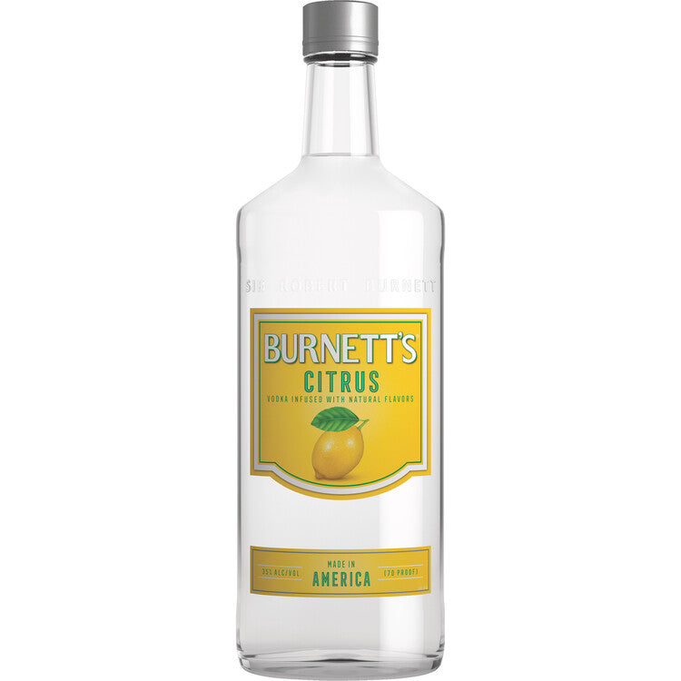 Burnett's Citrus Flavored Vodka 60 - 1.75L - Front
