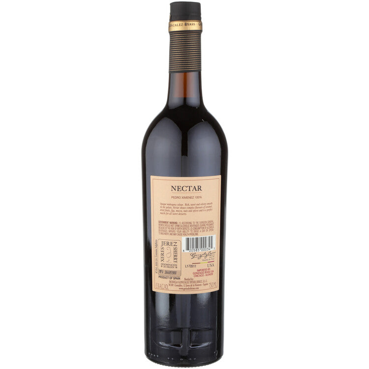 Gonzalez Byass Sherry Nectar Dulce - 375ML - Back