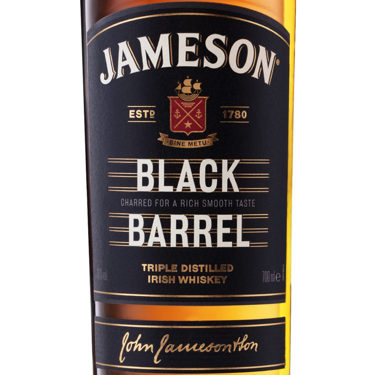 Jameson Blended Irish Whiskey Black Barrel Select Reserve Single Disti - 750ML - Front Label