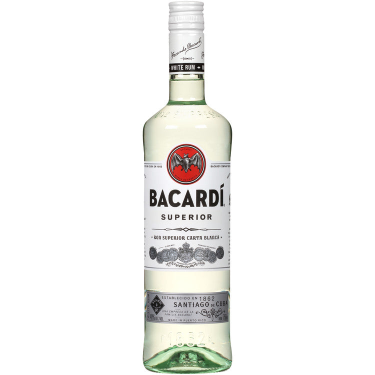 Bacardi Light Rum Superior 80 - 750ML