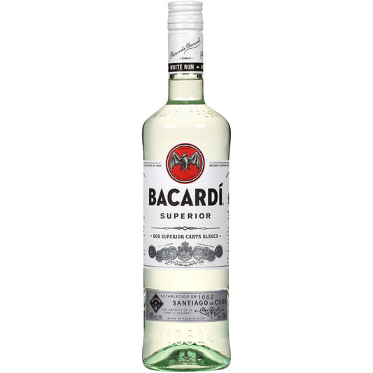 Bacardi Light Rum Superior 80 - 750ML