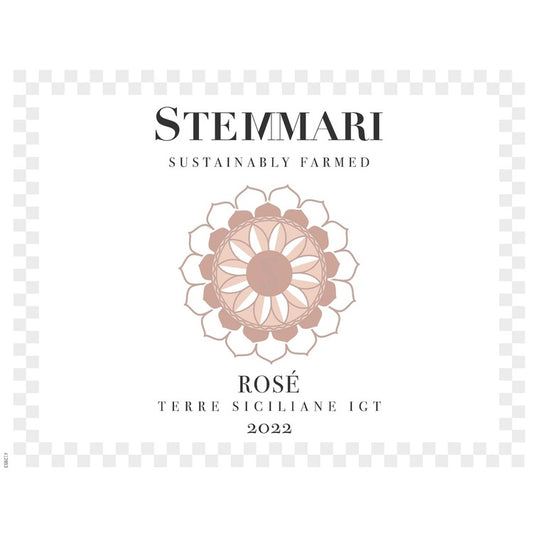 Stemmari Vino Rosato Terre Siciliane - 750ML - Front Label