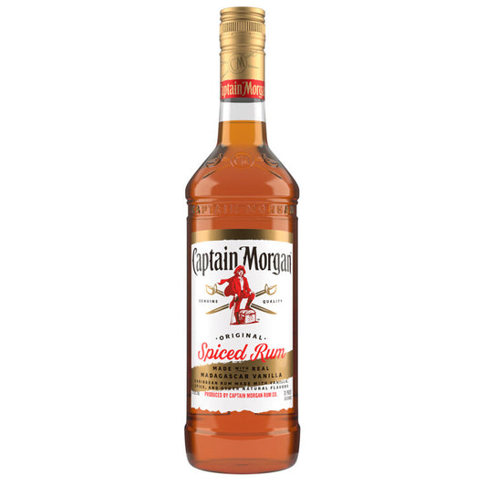 Captain Morgan Spiced Rum Original Real Madagascar Vanilla 70 - 1.0L