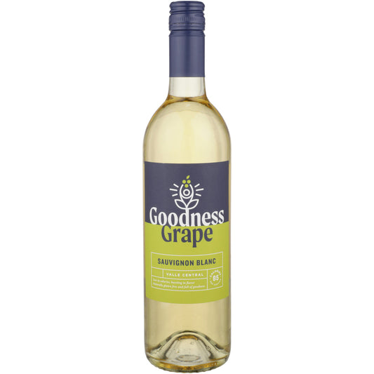 Goodness Grape Sauvignon Blanc 86 Calories Per Serving Central Valley - 750ML - Front