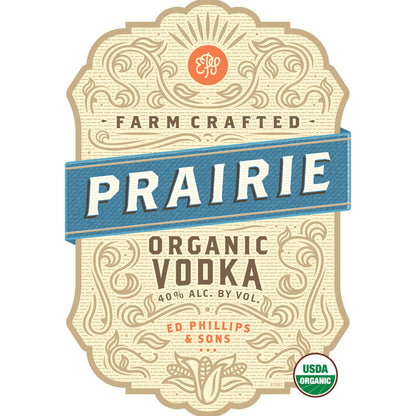Prairie Vodka 80 - 1.75L - Front Label