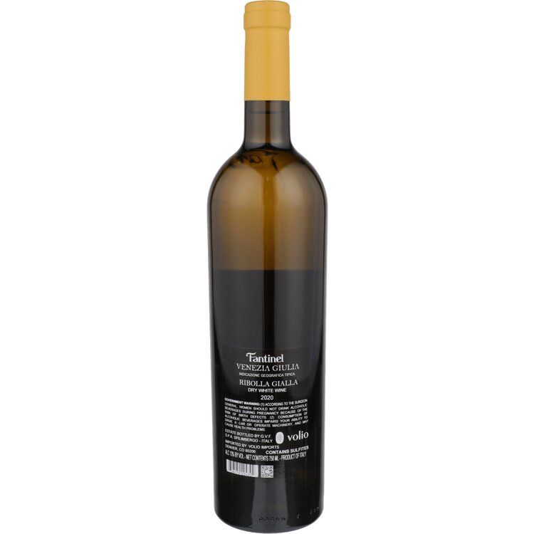 Fantinel Ribolla Gialla Tenuta Sant'Helena Caterina Collio 2024 - 750ML - Back