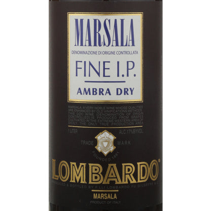 Lombardo Marsala Ambra Dry Fine I.P. - 1.0L - Front Label
