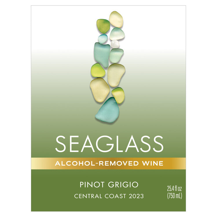 Seaglass Pinot Grigio Alcohol Removed Monterey County - 750ML - Front Label