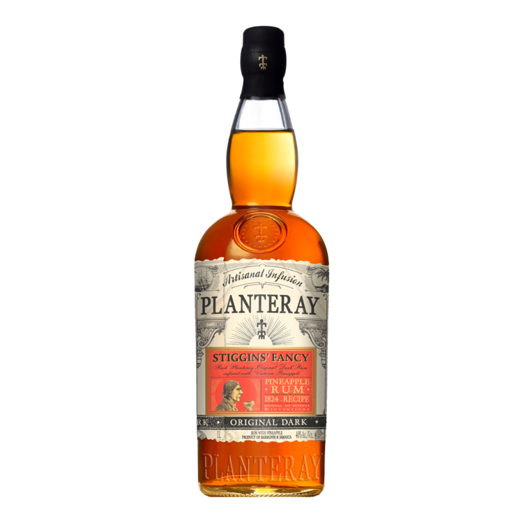Planteray Pineapple Flavored Rum Stiggins Fancy Pineapple 80 - 1.0L - Front