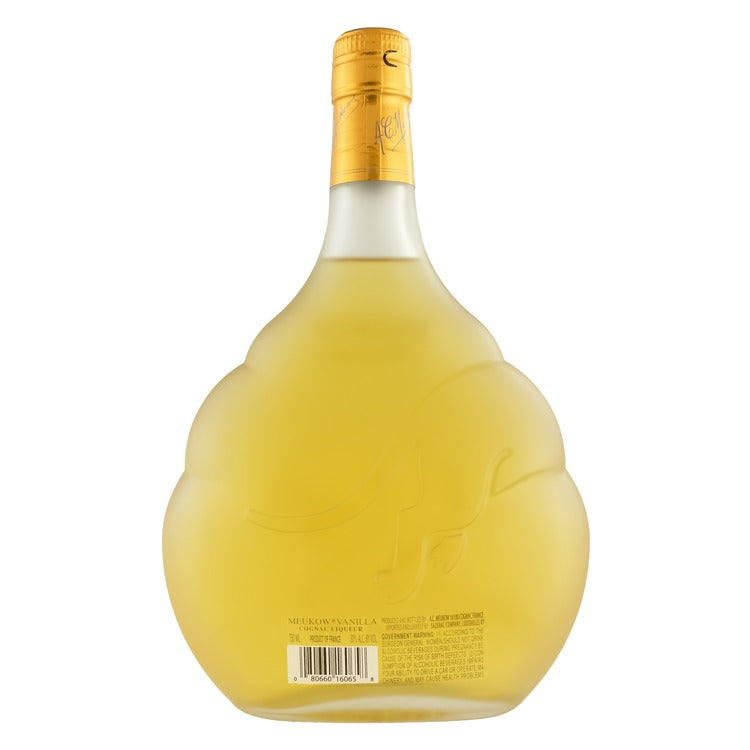 Meukow Vanilla Flavored Grape Brandy Vs Vanilla Cognac 60 - 750ML - Back