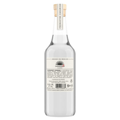 Casamigos Casamigas Tequila Blanco Jalapeno Flavored 80 - 750ML - Back