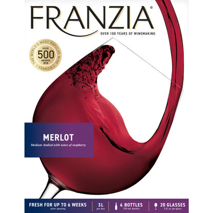 Franzia Merlot American - 3.0L - Front Label