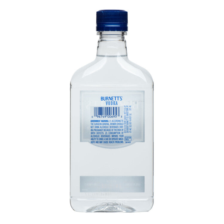 Burnett's Vodka 80 - 375ML - Back