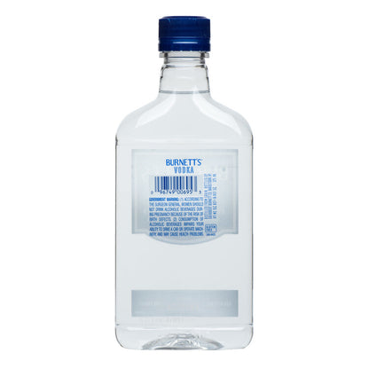 Burnett's Vodka 80 - 375ML - Back