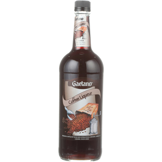 Gaetano Coffee Liqueur 30 - 1.0L - Front