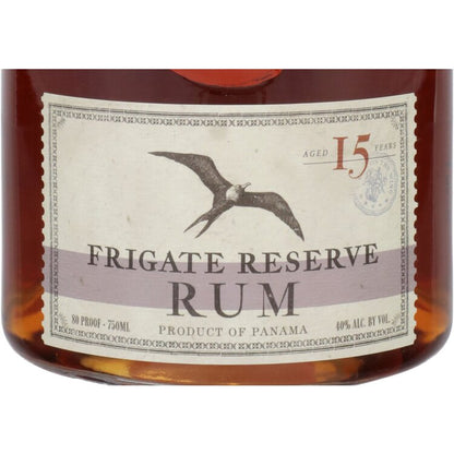 Frigate Reserve Aged Rum 15 Yr 80 - 750ML - Front Label
