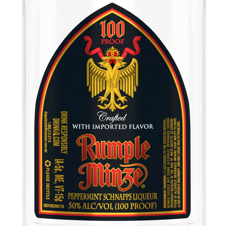 Rumple Minze Peppermint Schnapps 100 - 200ML - Front Label