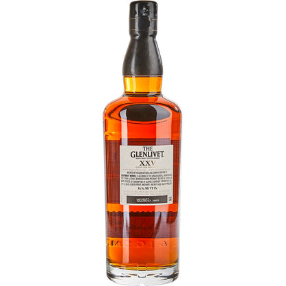 The Glenlivet Single Malt Scotch Xxv 25 Yr 86 With Carton - 750ML - Back