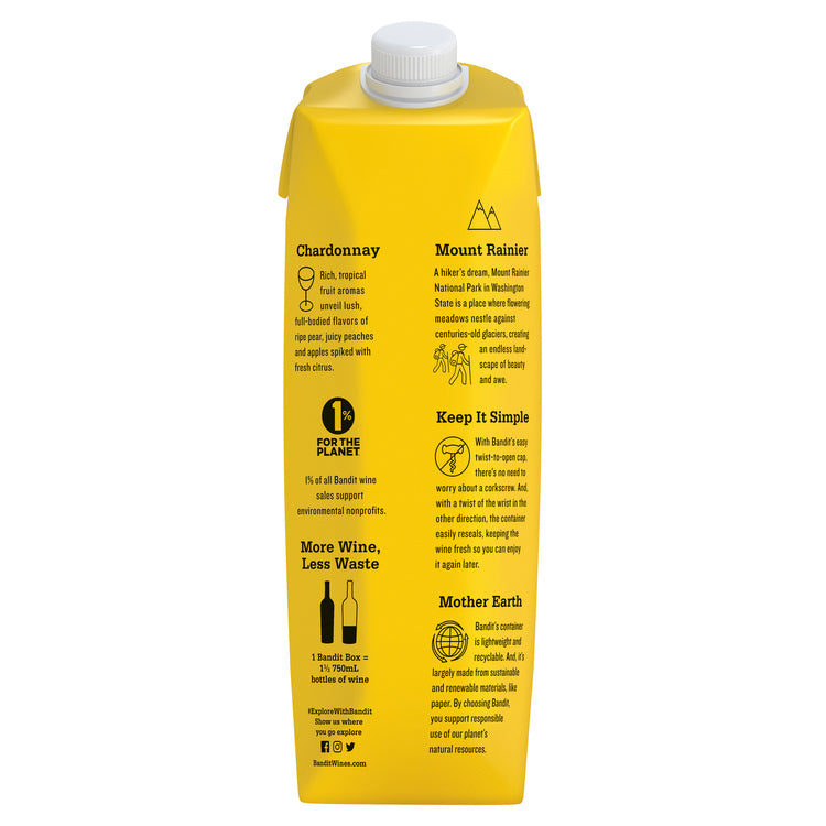 Bandit Chardonnay California - 1.0L - Back