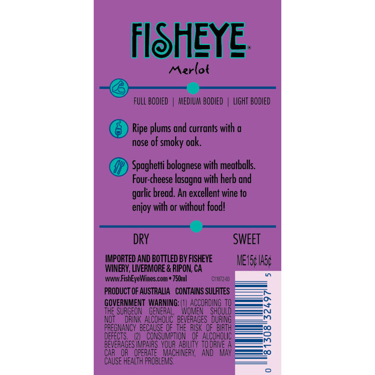 Fish Eye Merlot South Eastern Australia - 750ML