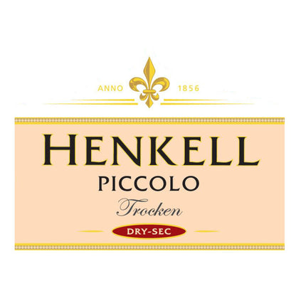 Henkell Sekt Trocken Piccolo Germany - 200ML - Front Label
