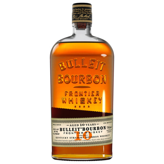 Bulleit Straight Bourbon Frontier Whiskey 10 Yr 91.2 - 750ML - Front