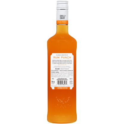 Bacardi Rum Punch Classic Cocktails 25 - 750ML - Back