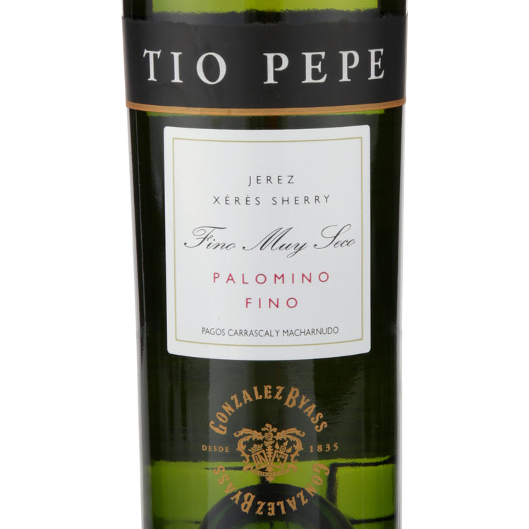 Tio Pepe Sherry Palomino Fino Extra Dry - 375ML - Front Label