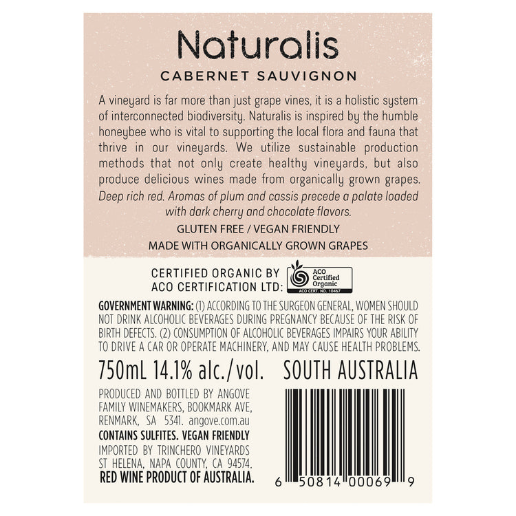 Naturalis Cabernet Sauvignon South Australia - 750ML
