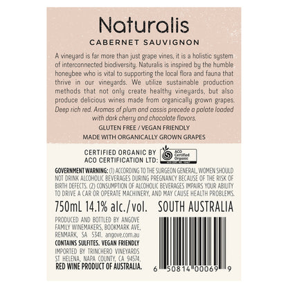 Naturalis Cabernet Sauvignon South Australia - 750ML