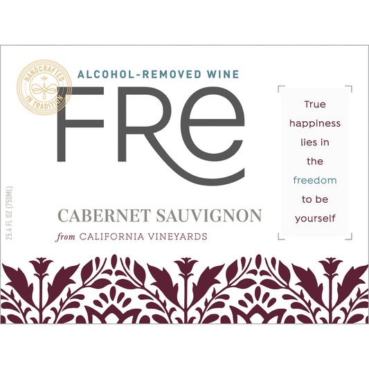 Fre Cabernet Sauvignon Alcohol Removed - 750ML - Front Label