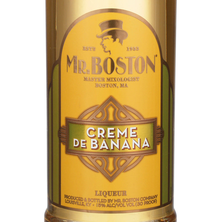 Mr. Boston Creme De Banane 30 - 1.0L - Front Label