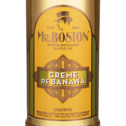 Mr. Boston Creme De Banane 30 - 1.0L - Front Label