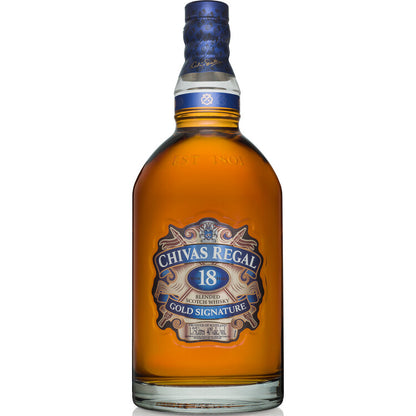 Chivas Regal Blended Scotch Gold Signature 18 Yr 80 No Carton - 1.75L