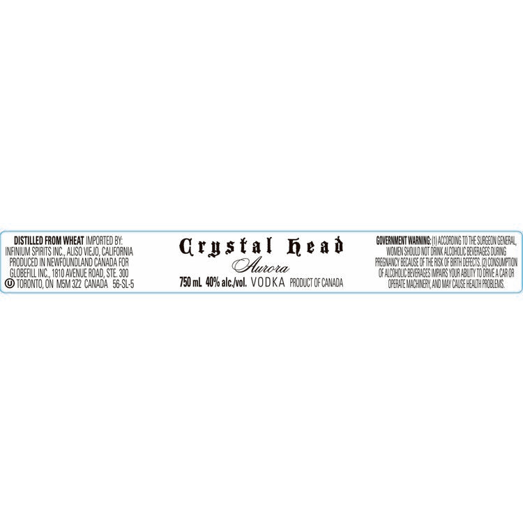 Crystal Head Vodka Aurora 80 - 750ML - Front Label