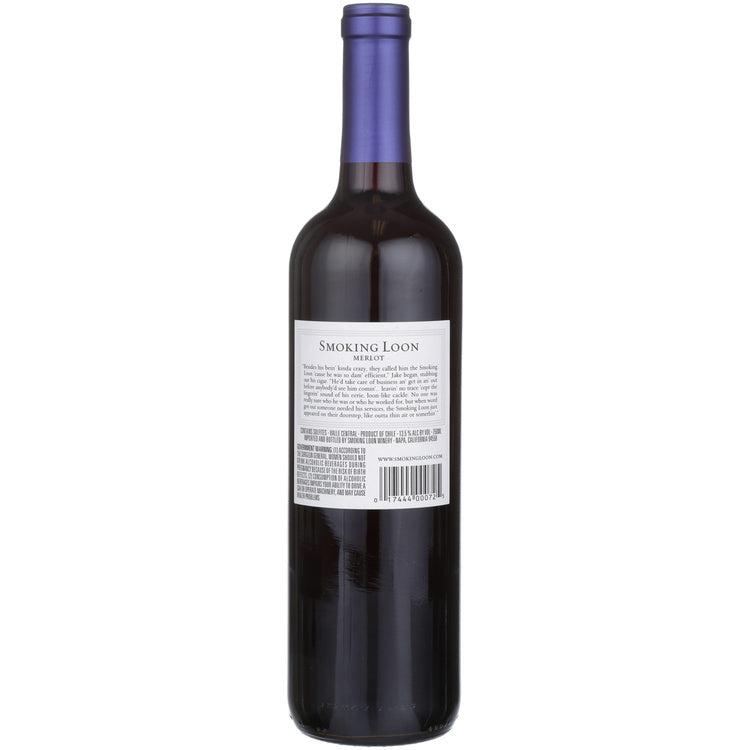 Smoking Loon Merlot The Original California - 750ML - Back