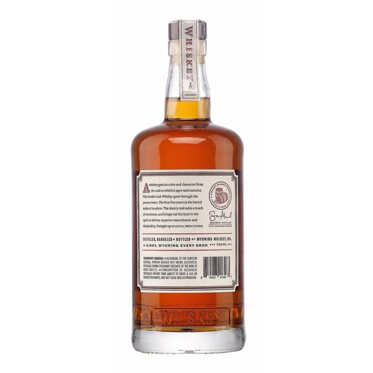 Wyoming Whiskey Straight Bourbon Double Cask Limited Edition 100 - 750ML - Back
