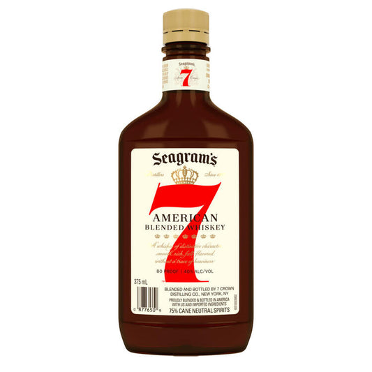 Seagram's Blended American Whiskey 7 Crown 80 - 375ML - Front