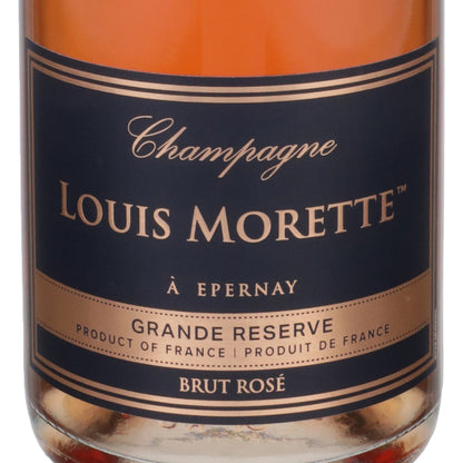 Louis Morette Champagne Grande Reserve Brut Rose - 750ML - Front Label