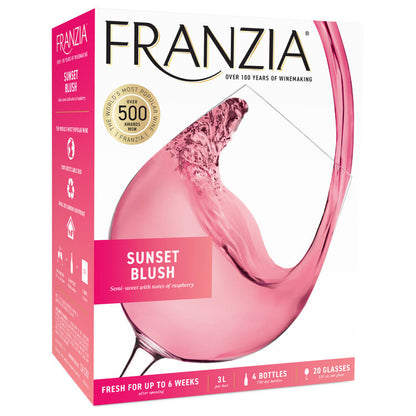 Franzia Sunset Blush American - 3.0L - Front