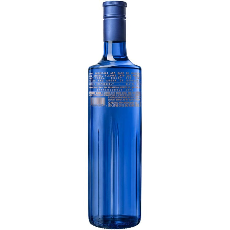 Skyy Espresso Flavored Vodka Infusions 70 - 750ML - Back