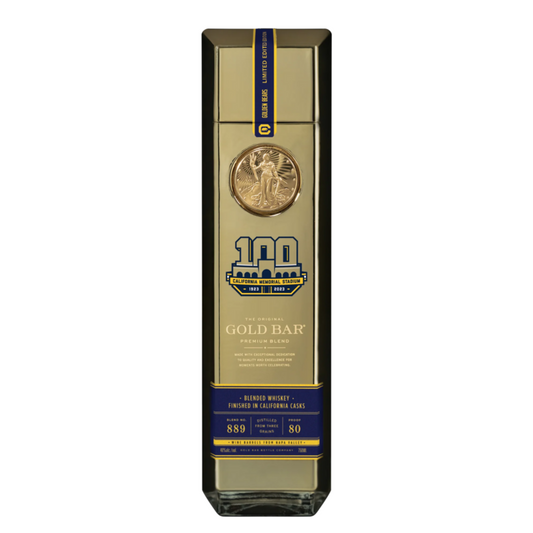 Gold Bar Blended American Whiskey Premium Blend California Memorial St - 750ML - Front