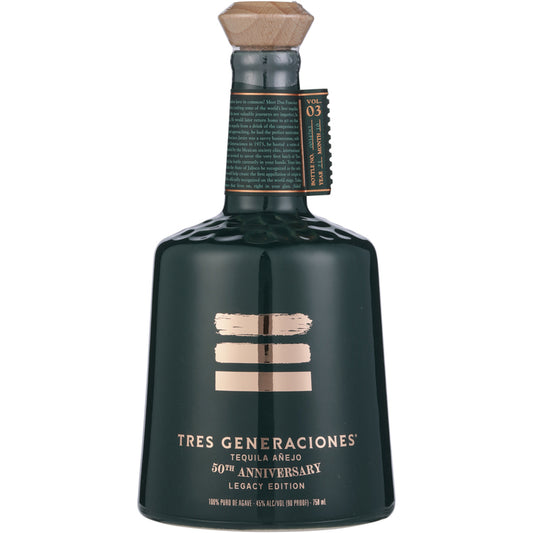 Tres Generaciones Tequila Anejo 50th Anniversary Legacy Edition 90 - 750ML